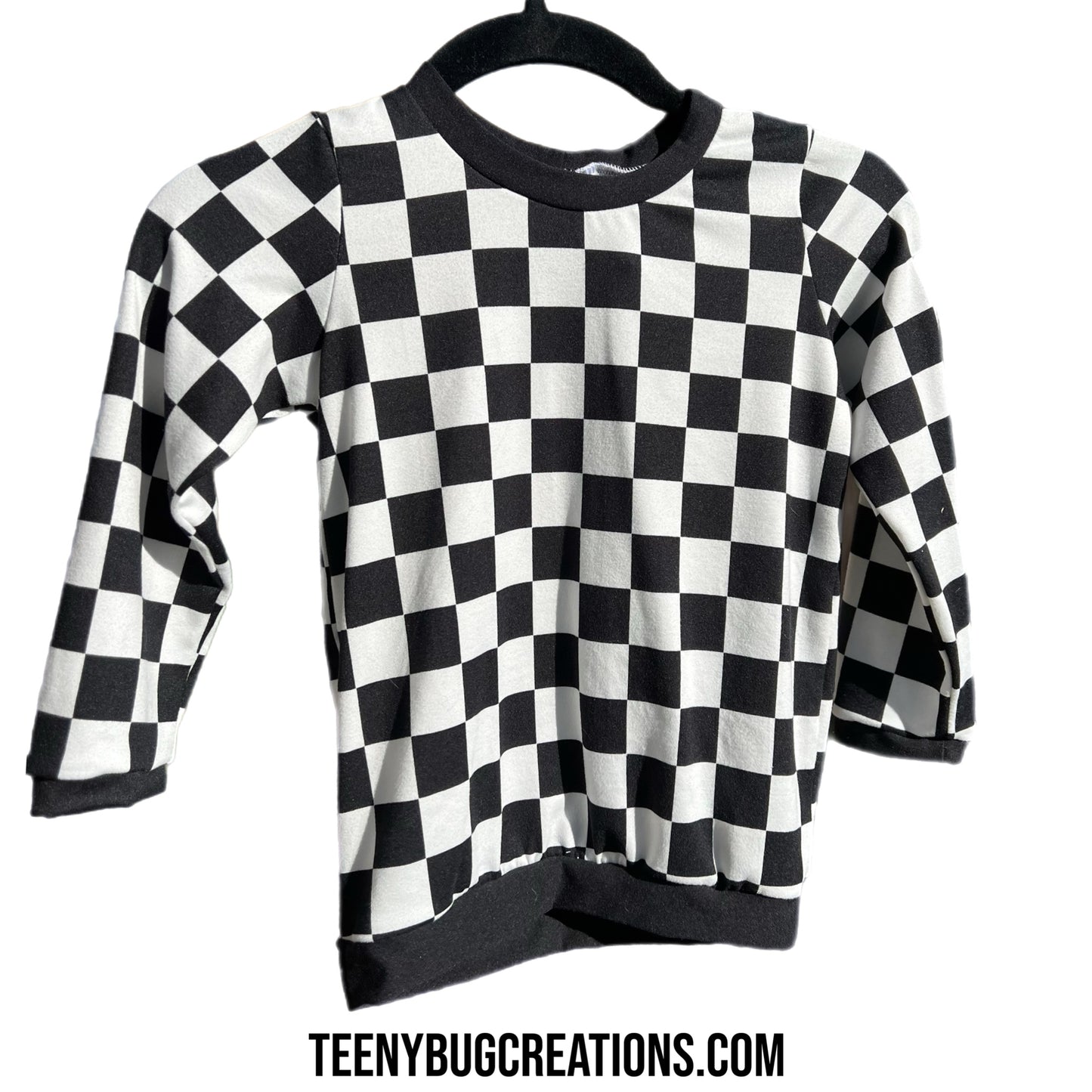 Checker Ringer or Pullover (short or long sleeves)