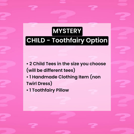 CHILD Mystery Bag Option TOOTHFAIRY PILLOW