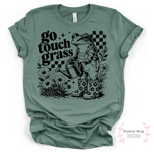 Touch Grass Adult Tee