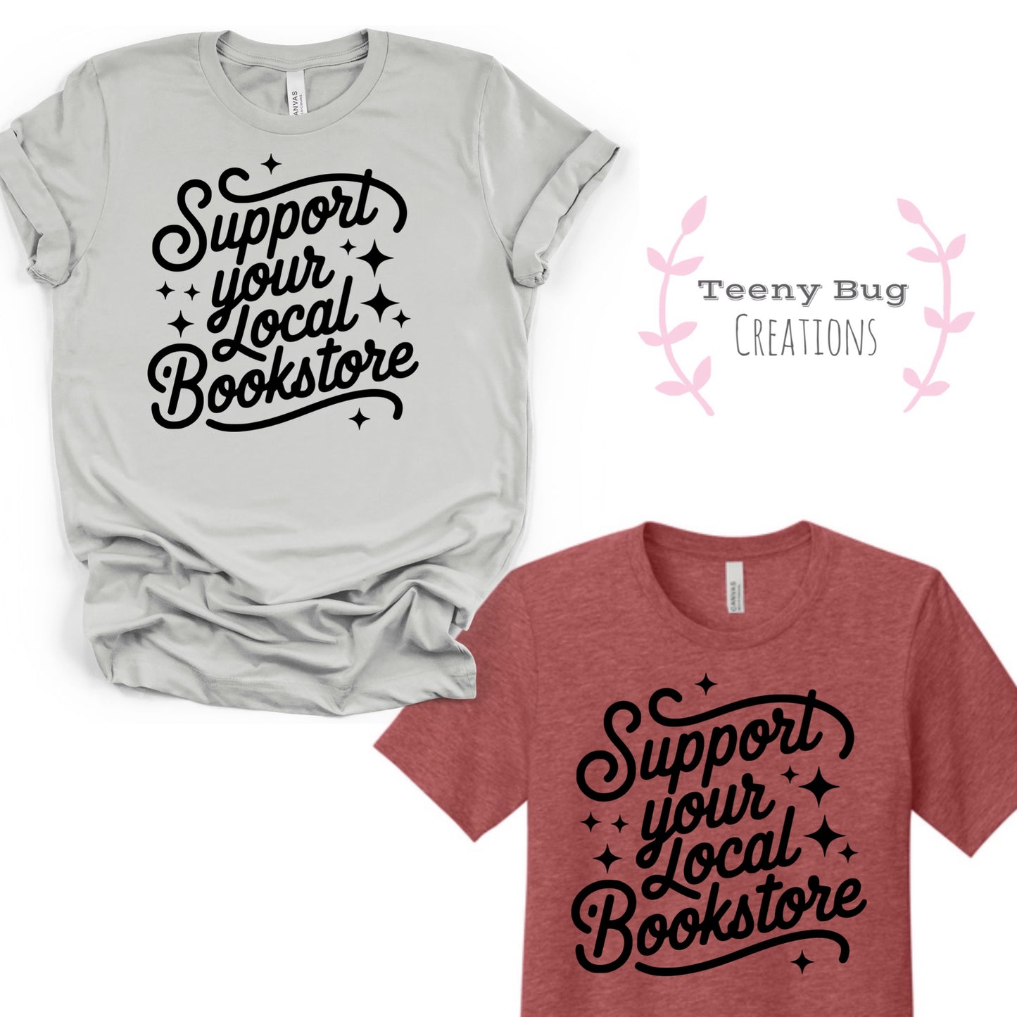 Support Your Local Bookstore Adult Tee