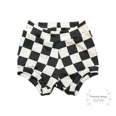 Black/White Checker Bummies