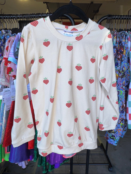 RTS Strawberry Long Sleeve Ringer
