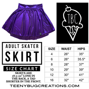 *ADULT* Lavender Skater Skirt