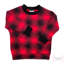 Load image into Gallery viewer, RTS Red Plaid * ADULT * Pullover