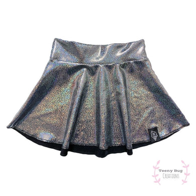 Silver Surfer Skater or Twirl Skirt