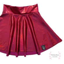 Load image into Gallery viewer, Cranberry Skater Skirt