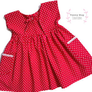 RTS Little Red Heart Dress