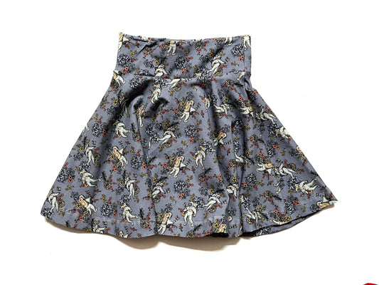 RTS Floral Astronaut Twirl Skirt