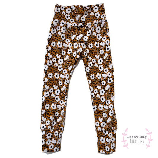RTS Animal Print Floral Slim-Fit Leggings