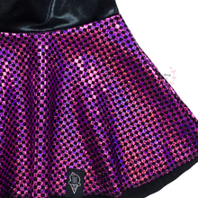 Load image into Gallery viewer, Fuchsia Checkers Skater Skirt