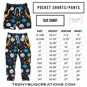 Skelly Webs Pocket Shorts/Pants