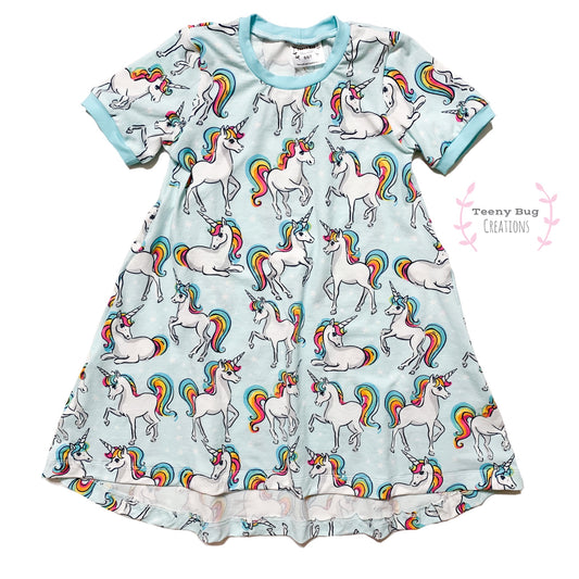 RTS Unicorn T-Shirt Dress