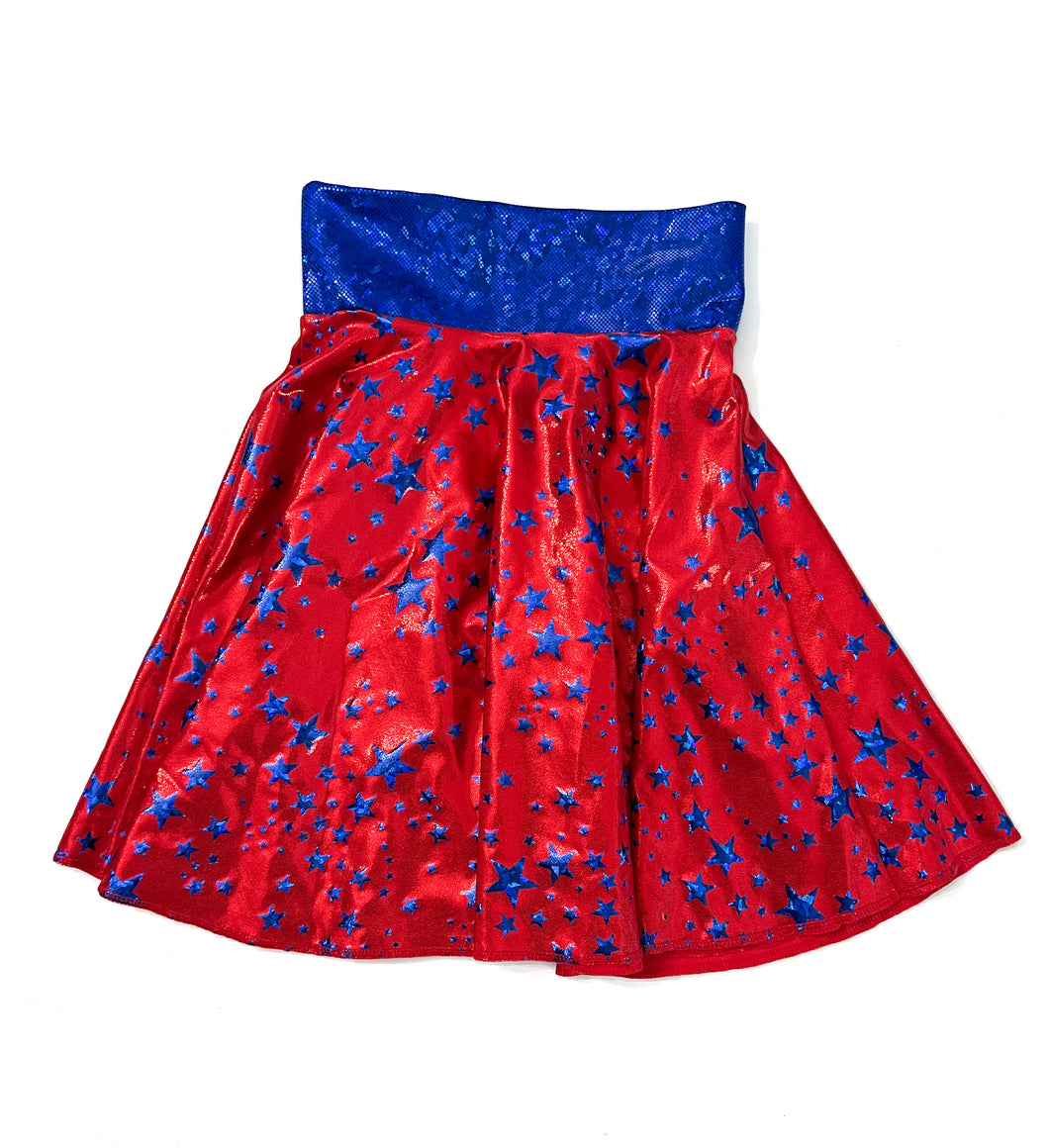 RTS Blue Star Twirl Skirt