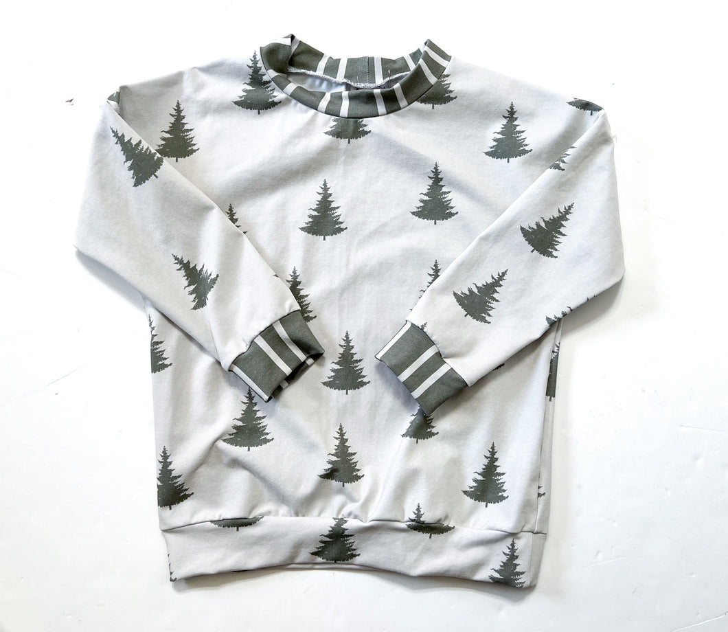 RTS Pine Tree Long Sleeve Pullover