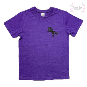 RTS Purple Unicorn Kid Tee